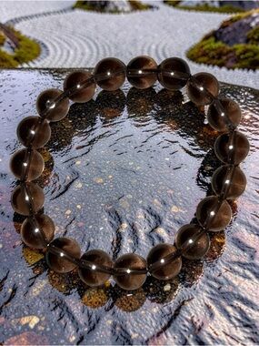 10mm Smoky Quartz Bracelet 🖤